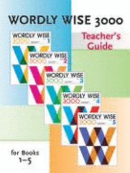 Paperback Wordly Wise 3000 (Teacher's Guide, for books 1-5) Book