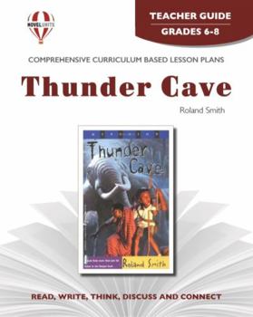 Paperback Thunder Cave - Teacher Guide by Novel Units Book
