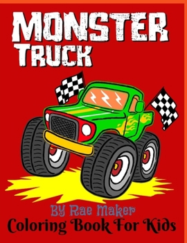 Paperback Monster Truck Coloring Book for Kids Book