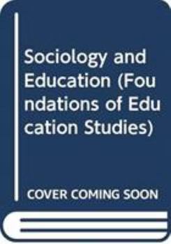 Paperback Sociology and Education Book