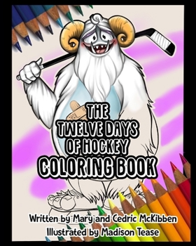 Paperback The Twelve Days of Hockey Coloring Book