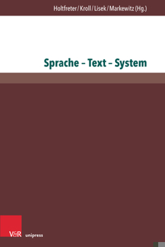 Paperback Sprache - Text - System [German] Book