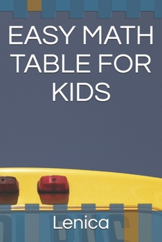 Paperback Easy Math Table for Kids Book