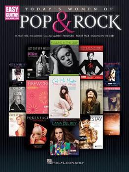 Paperback Today's Women of Pop & Rock: Easy Guitar with Notes & Tab Book