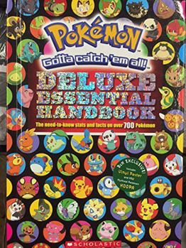 Hardcover Pokemon Deluxe Essential Handbook B&N exclusive edition with Vinyl Poster Book