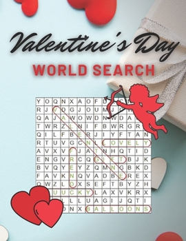 Valentine's Day Word Search Book: : Large Print Word Search puzzle books, Valentine's day gift for kids and adults