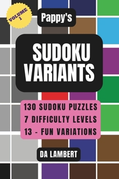 Paperback Pappy's Sudoku Variants: Volume # 1 Book