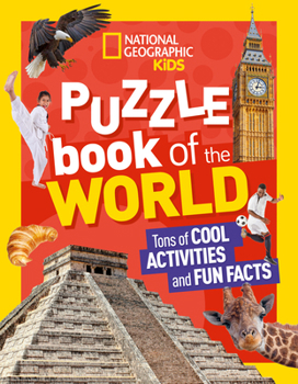 Paperback National Geographic Kids Puzzle Book of the World Book