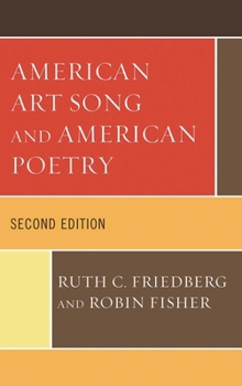 Hardcover American Art Song and American Poetry Book