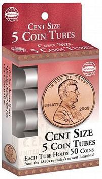 Misc. Cent Size 5 Coin Tubes Book