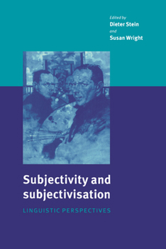 Paperback Subjectivity and Subjectivisation: Linguistic Perspectives Book