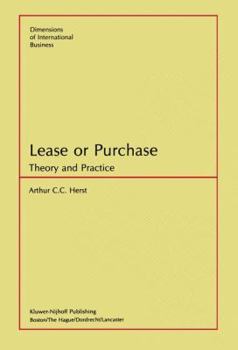 Paperback Lease or Purchase: Theory and Practice Book