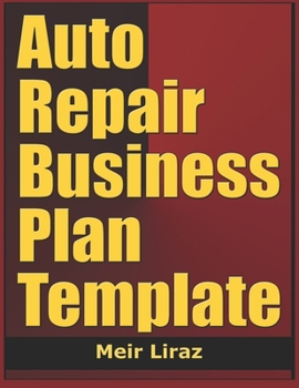 Paperback Auto Repair Business Plan Template Book