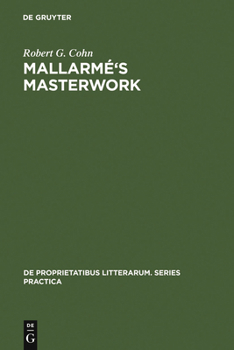 Hardcover Mallarmé's Masterwork: New Findings Book