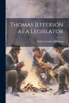 Paperback Thomas Jefferson as a Legislator Book