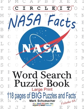 Paperback Circle It, NASA Facts, Large Print, Word Search, Puzzle Book [Large Print] Book