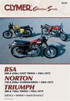 Paperback Clymer Vintage British Street Bikes: Bsa, Norton, Triumph Repair Manual: Service, Repair, Maintenance Book