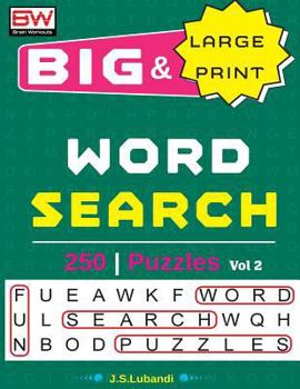 Paperback BIG & Large Print WORD SEARCH Puzzles [Large Print] Book