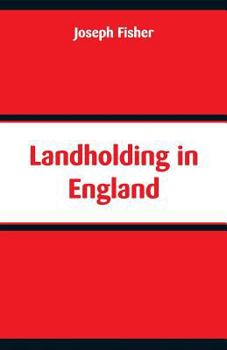 Paperback Landholding In England Book
