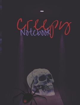 Creepy Notebook: Composition Book with Halloween Theme, Notes for School, Journal Gift for Diary Creative Writing (volume 5)