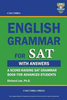 Paperback Columbia English Grammar for SAT Book