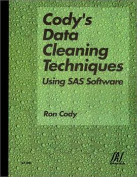 Paperback Cody's Data Cleaning Techniques Using SAS Software Book