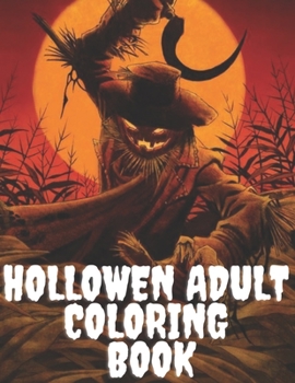 Paperback Halloween Adult coloring book