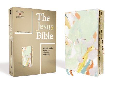 Imitation Leather The Jesus Bible, ESV Edition, Leathersoft, Multi-Color/Teal, Indexed Book