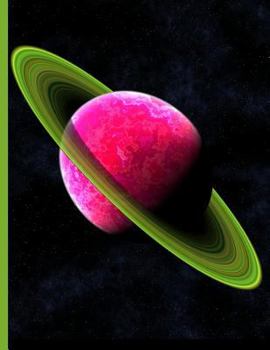 Paperback Pink Planet Saturn: Everyday Notebook Book