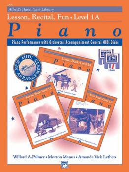 Paperback Alfred's Basic Piano Course: GM for Lesson, Recital & Fun Books, Level 1a ( Book