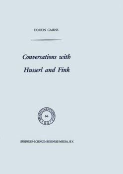 Paperback Conversations with Husserl and Fink Book