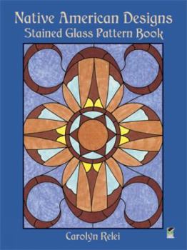 Paperback Native American Designs Stained Glass Pattern Book