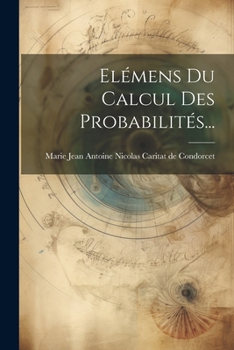 Paperback Elémens Du Calcul Des Probabilités... [French] Book