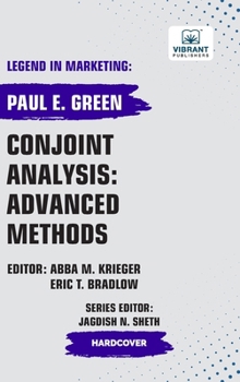 Hardcover Conjoint Analysis: Advanced Methods Book