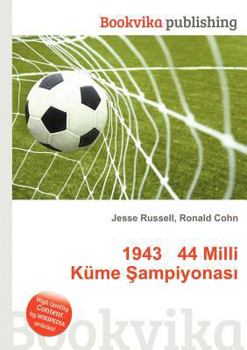 Paperback 1943 44 MILLI Kume Ampiyonas Book