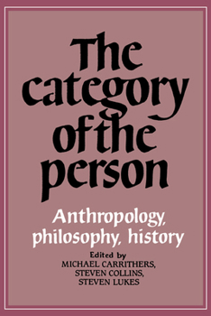 Paperback The Category of the Person: Anthropology, Philosophy, History Book