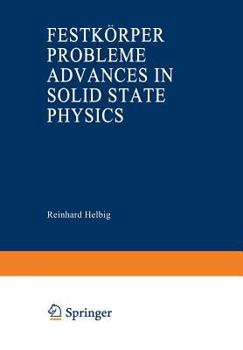 Paperback Advances in Solid State Physics / Festkörperprobleme Book