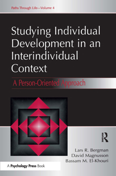 Paperback Studying individual Development in An interindividual Context: A Person-oriented Approach Book
