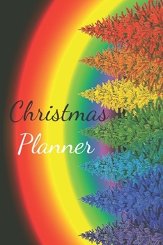 Paperback Christmas Planner: Organizer, Calendar, Schedule, New Year Agenda, Notebook, (110 Pages, Lined, 6 x 9) Book