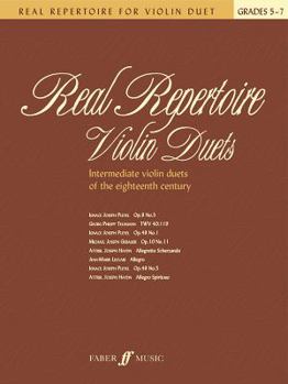 Paperback Real Repertoire for Violin Duets Book