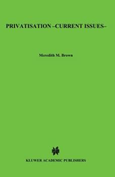 Privatisation, Current Issues (International Bar Association Series)