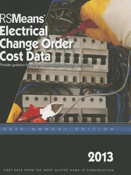 Paperback RSMeans Electrical Change Order Cost Data Book