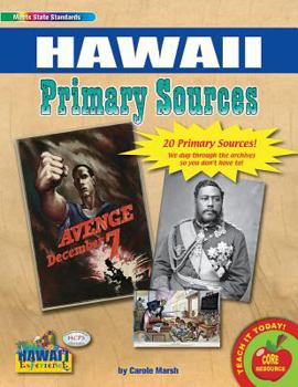 Hardcover Hawaii Primary Sources Book