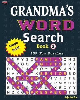 Paperback GRANDMA'S WORD Search Book 3 [Large Print] Book
