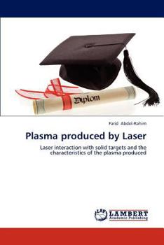 Paperback Plasma produced by Laser Book