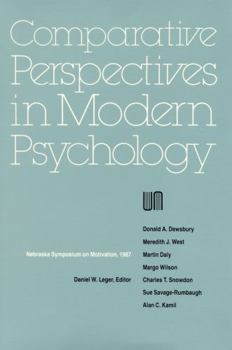 Paperback Nebraska Symposium on Motivation, 1987, Volume 35: Comparative Perspectives in Modern Psychology Book