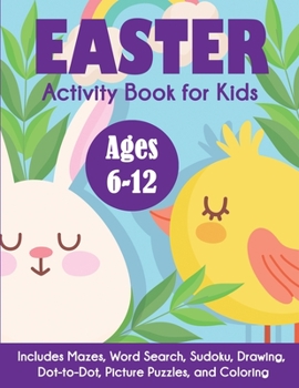 Paperback Easter Activity Book for Kids Book