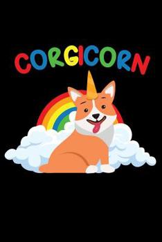 Paperback Corgicorn: 6x9 Funny Dot Grid Composition Notebook for Corgi and Unicorn Lovers Book