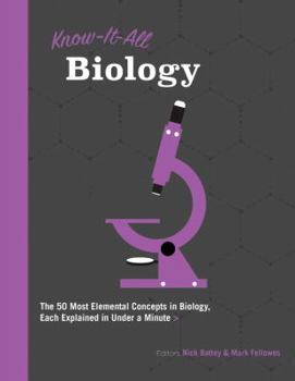 Paperback Know It All Biology: The 50 Most Elemental Concepts in Biology, Each Explained in Under a Minute Book