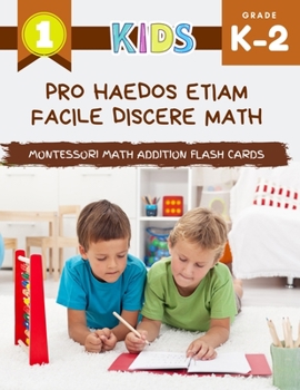 Pro haedos etiam facile discere math Montessori Math Addition Flash Cards: Big libro primo de imaginibus, cum mihi praeter math usque ad 10 card ludos